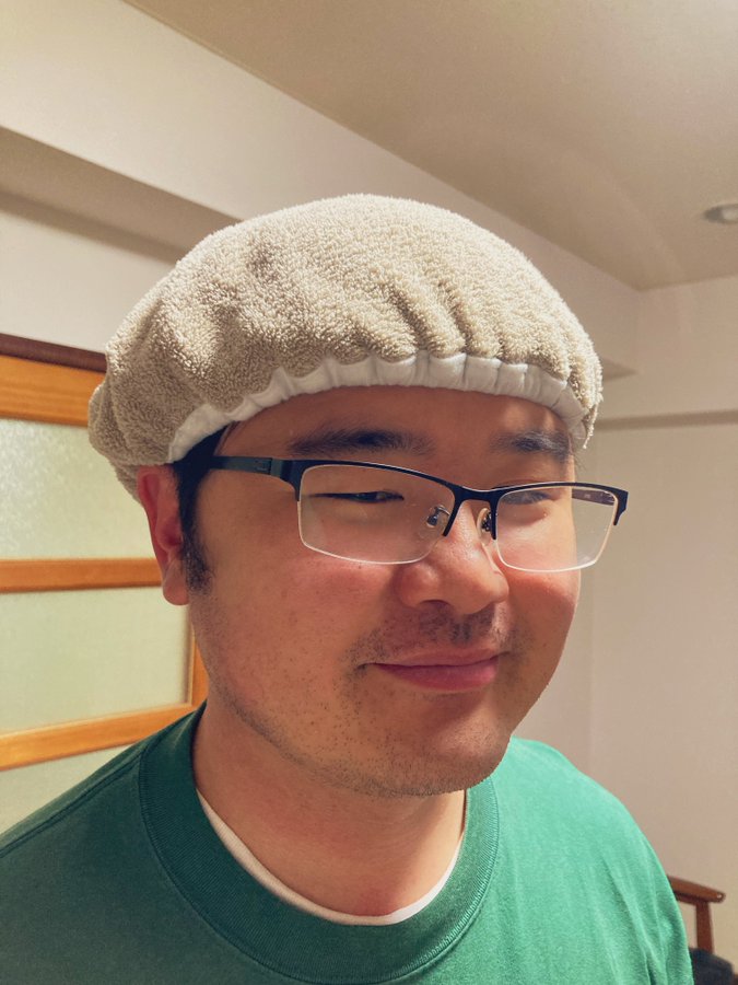 タオルをかぶっておちゃめな一面も