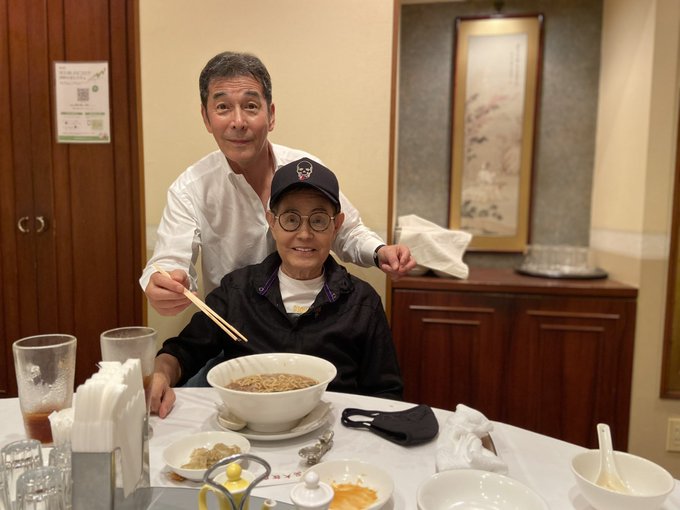 親友の加藤茶さんとの仲睦まじい一枚