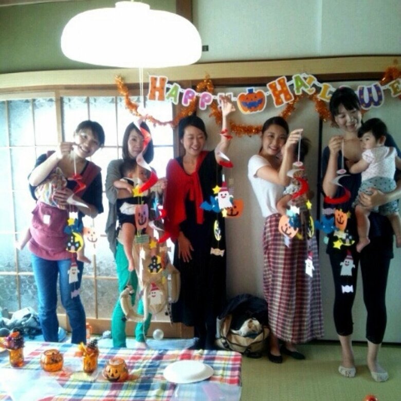 カフェの2階を借りてハロウィンイベントを開催