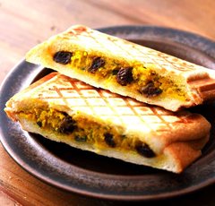 かぼちゃサラダのホットサンドレシピ