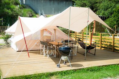 京都の子連れグランピング施設なら「GRAX PREMIUM CAMP RESORT 京都
