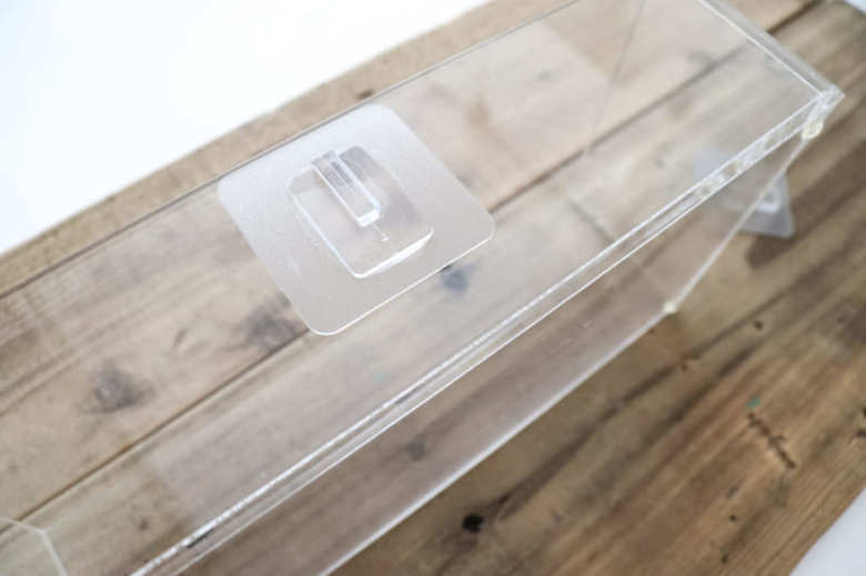 クリアケース取り付け面