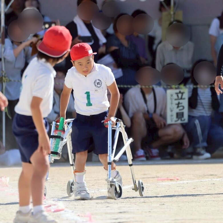 2024年10月、小3の運動会にて