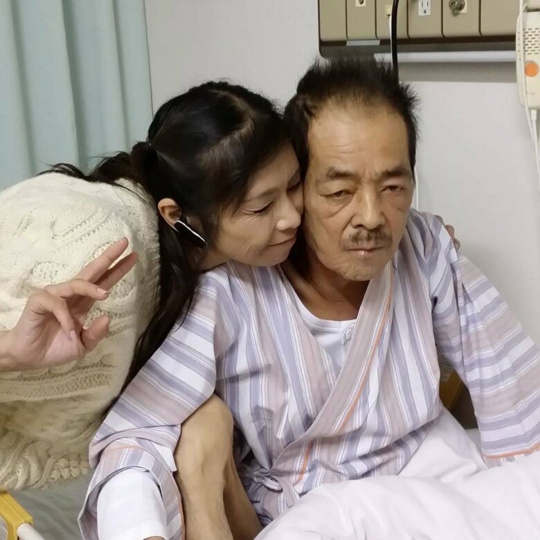 元旦那さんが亡くなる数日前の写真