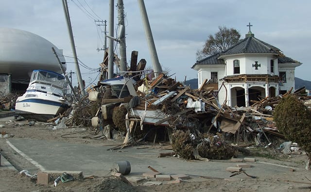 震災当時の石巻の様子