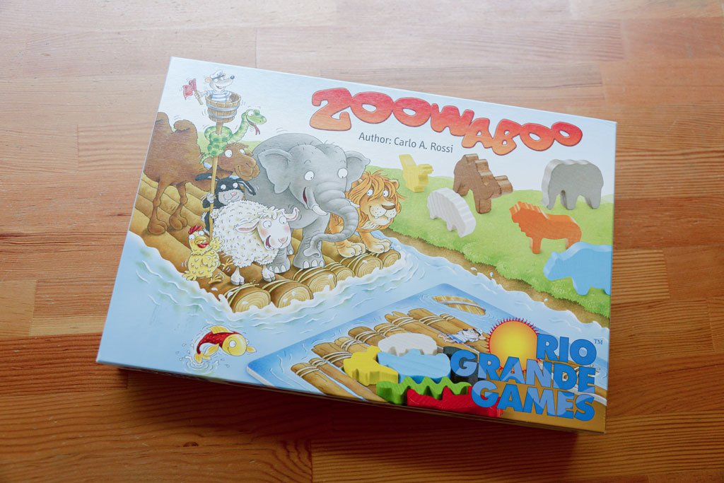 ボードゲーム「いかだ動物園」