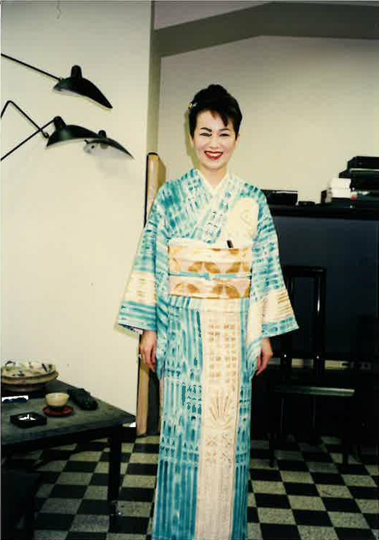 ユーミンのお母さんからいただいたという大切な着物