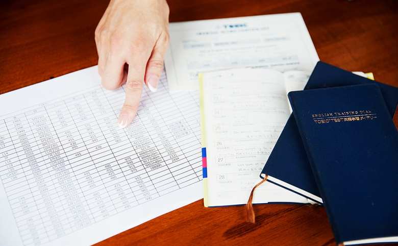 手帳や表に記録をすることが学習効率アップにつながった