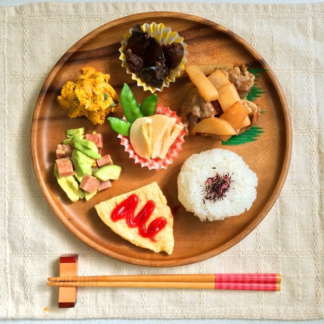 栄養バランスに取れた理想の献立の画像