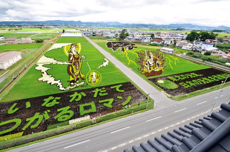 2012年の第1会場の作品「悲母観音と不動明王」