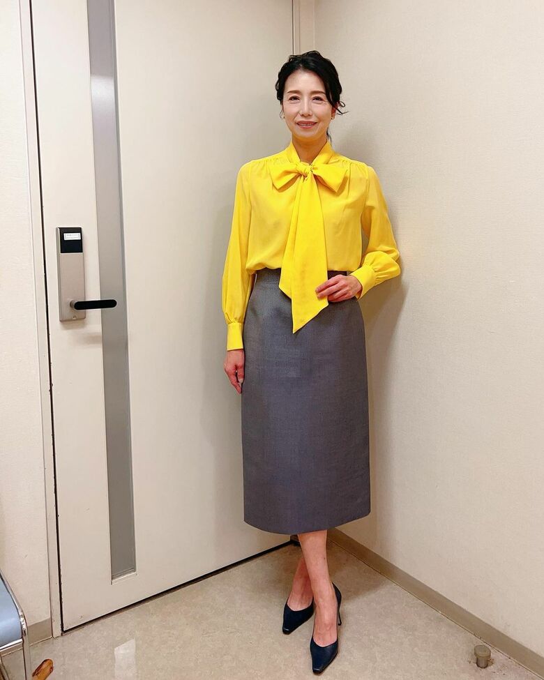 60代とは思えぬスタイルのよさ！どんな洋服もばっちり着こなす