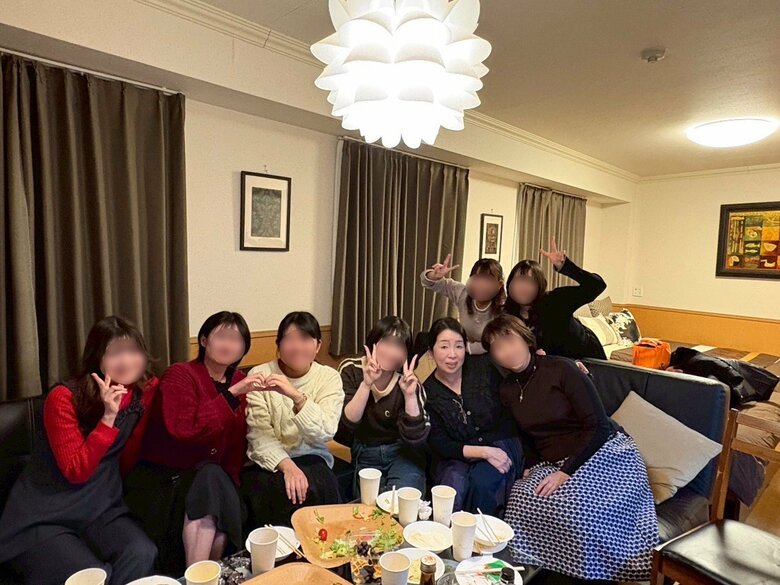 法科大学院の女子会のメンバーと