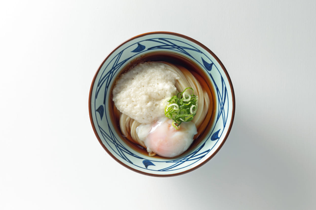 丸亀製麺のとろ玉うどん