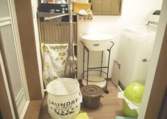 狭い我が家の洗面所を紹介！シンプル棚でさらに使いやすく☆