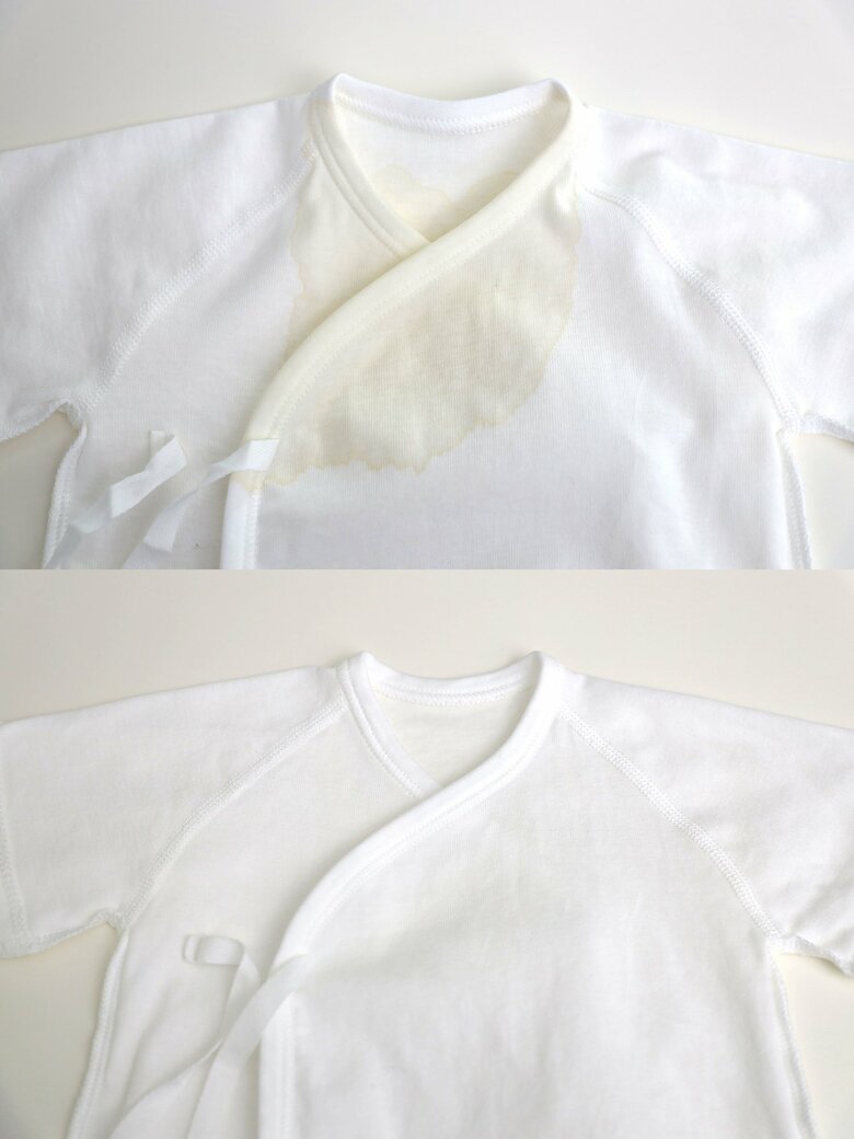 使用前と使用後（肌着）