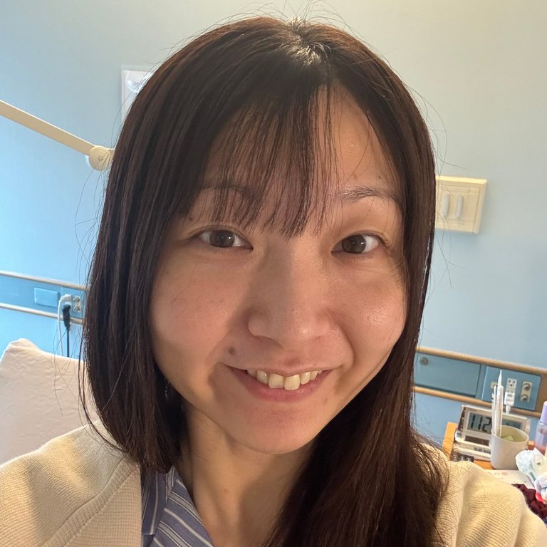 入院中、病室での金指さん