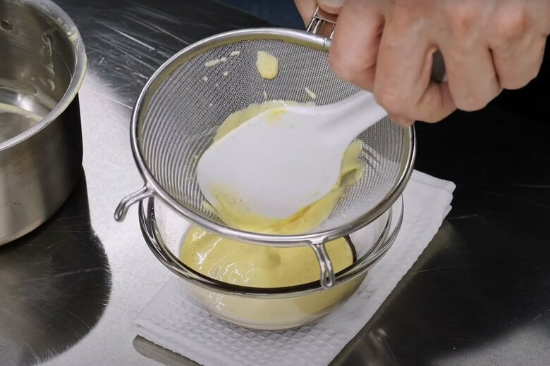 【作り方12】しっかりと濾す