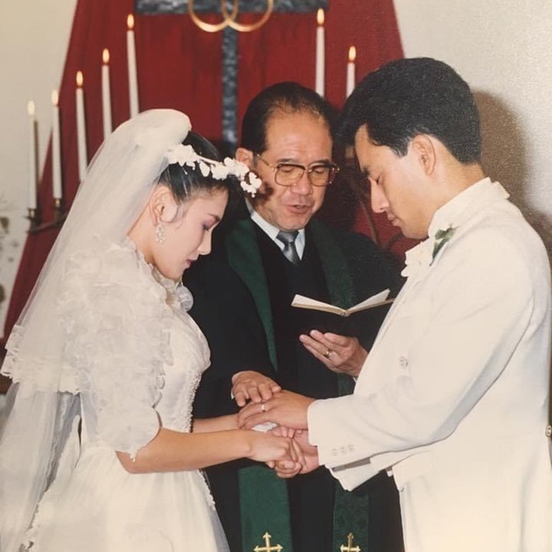 同じスポーツクラブの上司だった4歳上の夫と、21歳のときに結婚