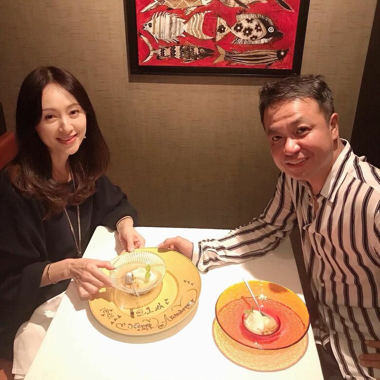 結婚記念日にて