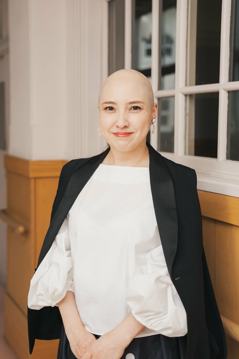 母になってから「スキンヘッド」になった光子さんの姿