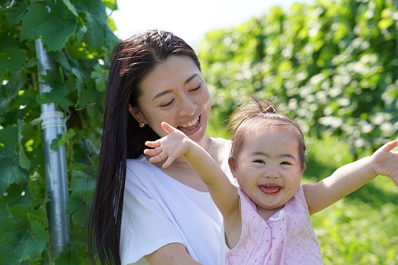 ダウン症を持つ愛子ちゃん