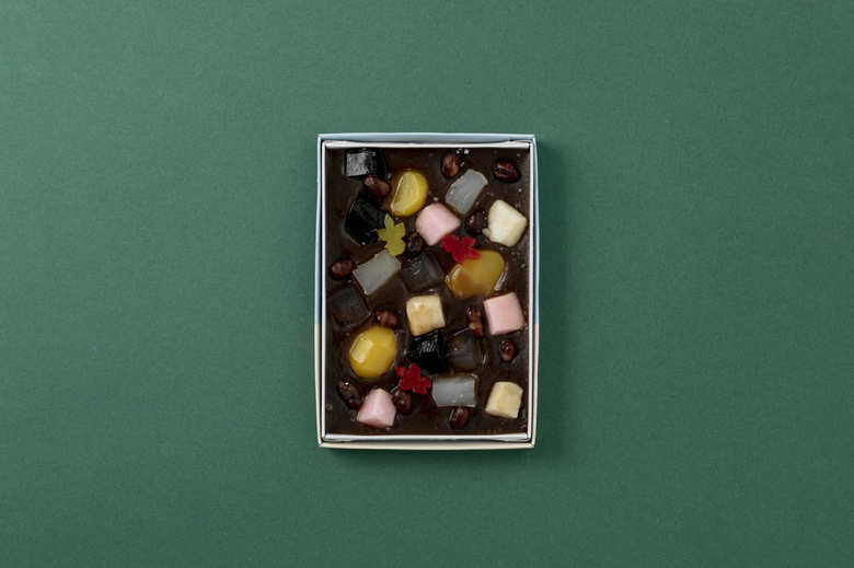 一枚流し あんみつ水羊羹/創作話洋菓子 花えちぜん