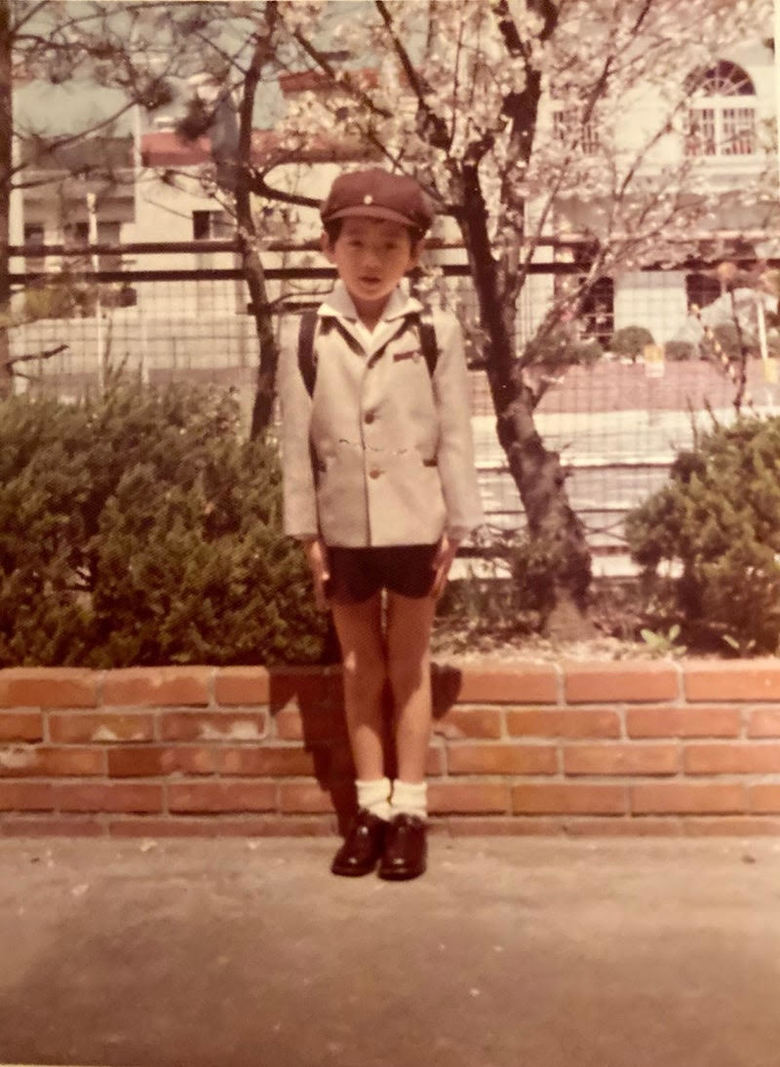 小学生時代の大浦龍宇一さん