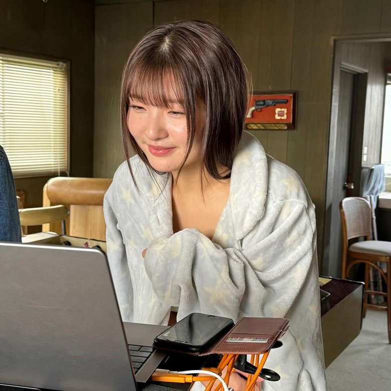 写真集のカットは、母親と一緒に選んだことも