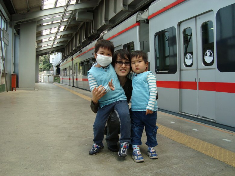 一時退院中に小旅行をしたときの一枚