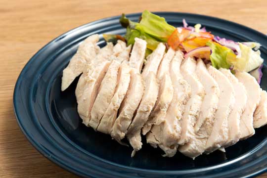 ▲サラダチキンの場合は3分間の加圧となっており、完成まで20～30分ほどかかる