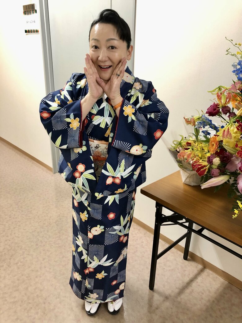 2019年に初落語で舞台に立つエドさん