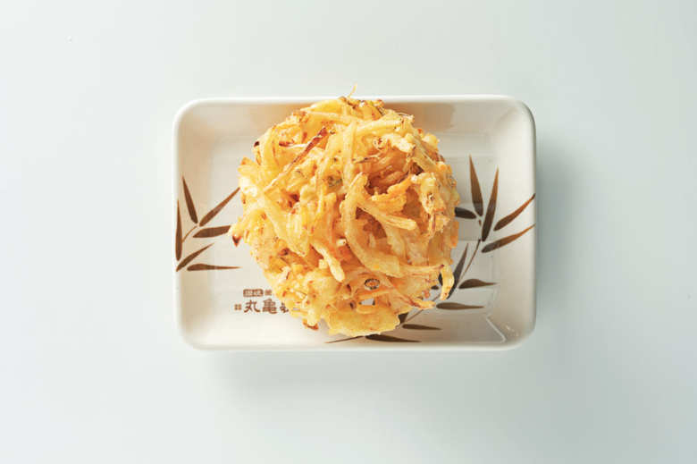 丸亀製麺の天ぷら「野菜かき揚げ天」