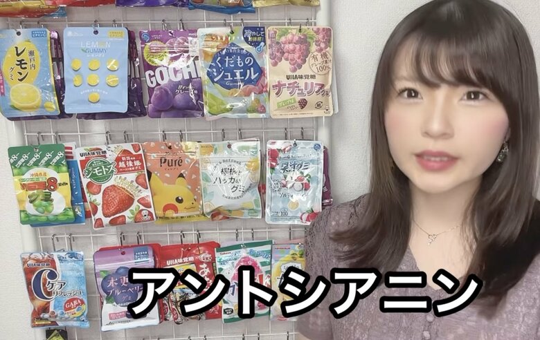 会長のあいうえおさん（写真：日本グミ協会会長・あいうえおのグミチャンネルより）