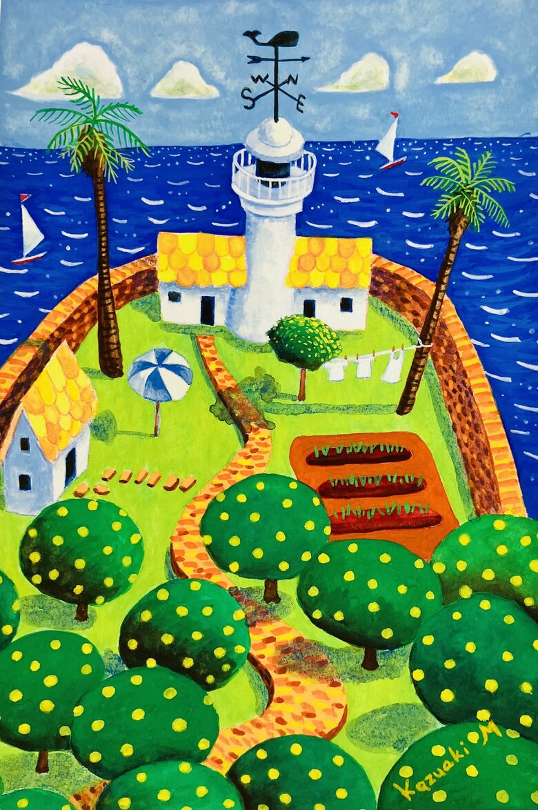 通信教育で絵本作りを学んでいたころに描いた『みさき』という作品