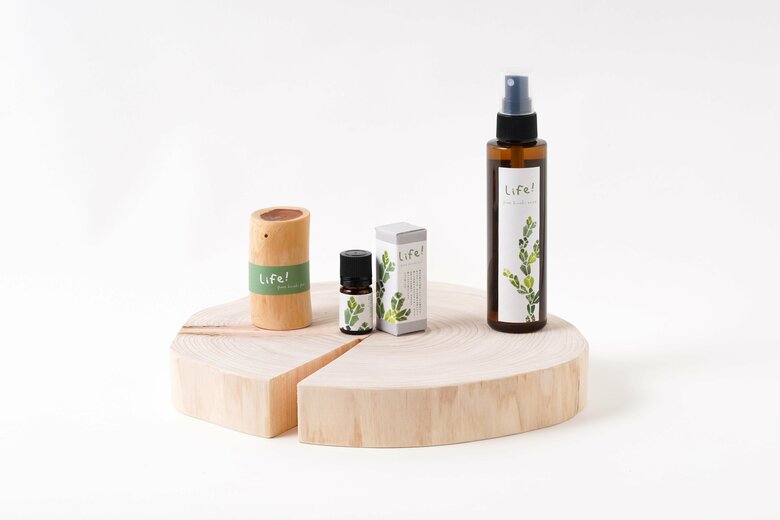 飯塚さんが開発に携わった香りシリーズ「Life！」