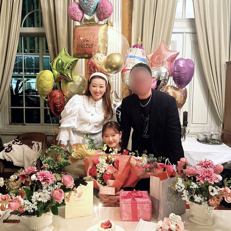 娘さんの誕生日会の様子