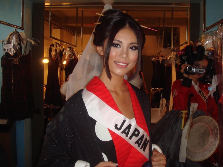 森さんが着用していた着物風の衣装は世界的に話題になりました