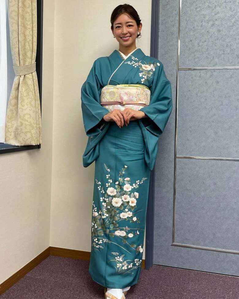 しっとりとした和服姿の松本さん