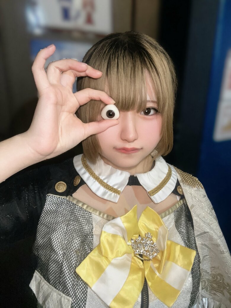 義眼を外した状態でパシャリ