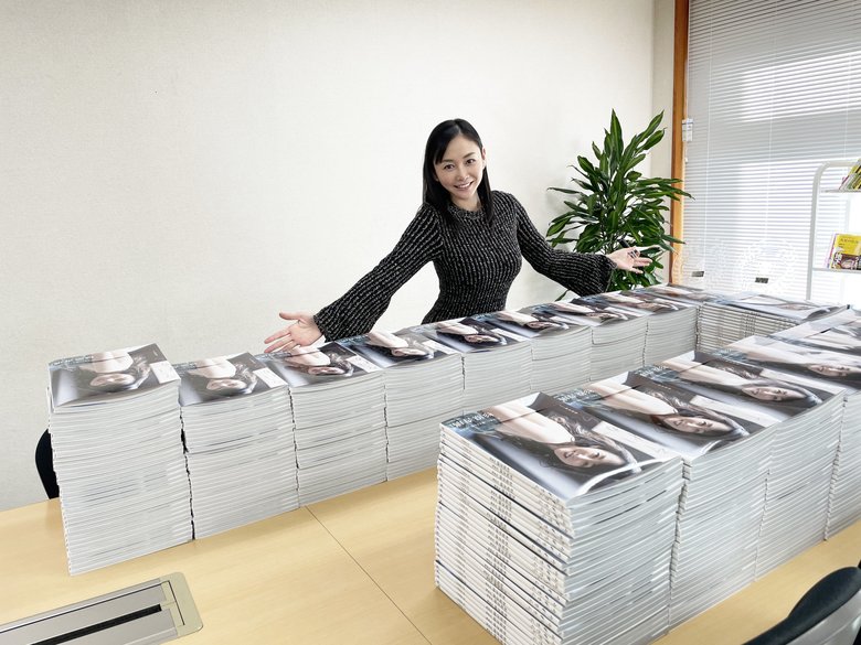 40歳で再挑戦！写真集の前で