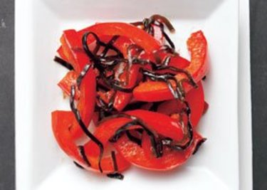 パプリカの塩昆布あえレシピ