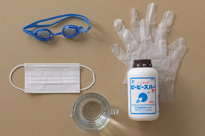 ピーピースルーFを使うために必要な道具