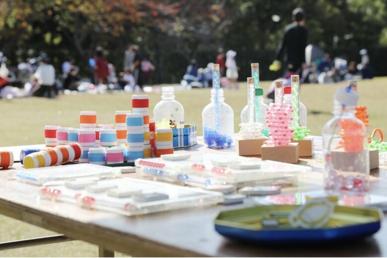 イベントで喜美子さんの作品が展示されたことも