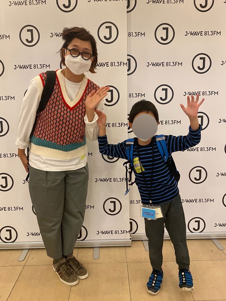 息子さんとお出かけ中