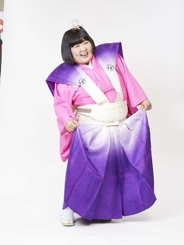 座長就任時は裃姿で舞台挨拶