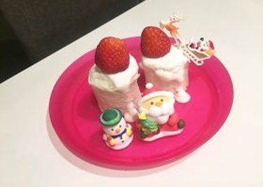 材料４つ！クリスマスにお薦めキャンドルケーキ風レシピ