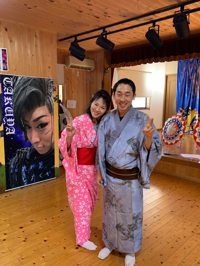 稽古にて
