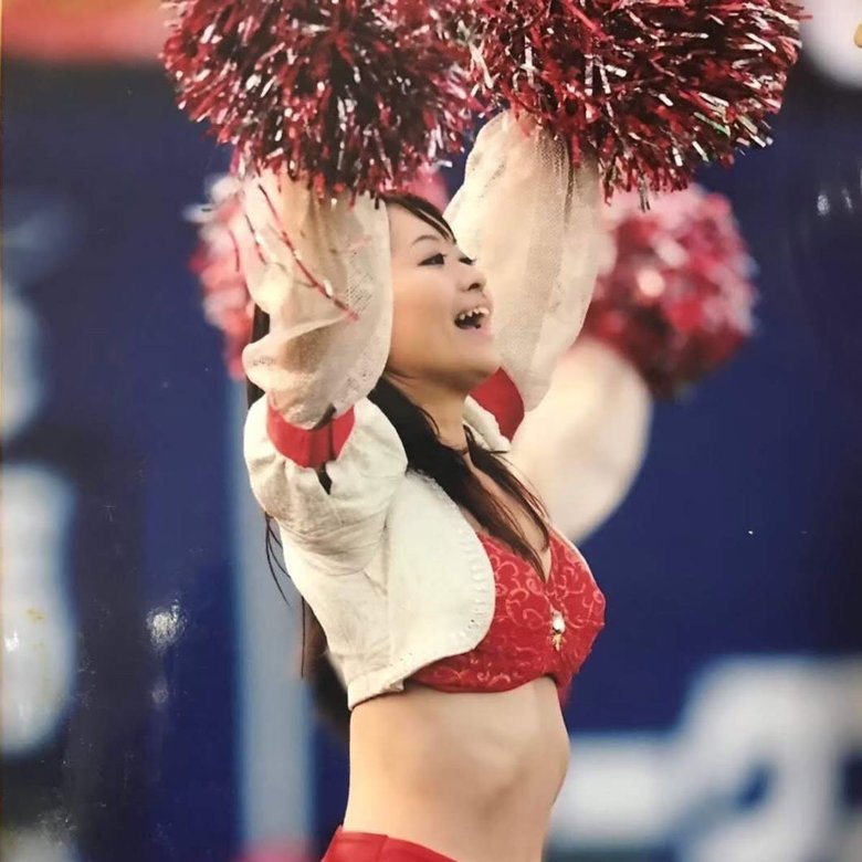 チアを始めたのは社会人3年目の2007年。富士通チアリーダー部に未経験ながら合格した