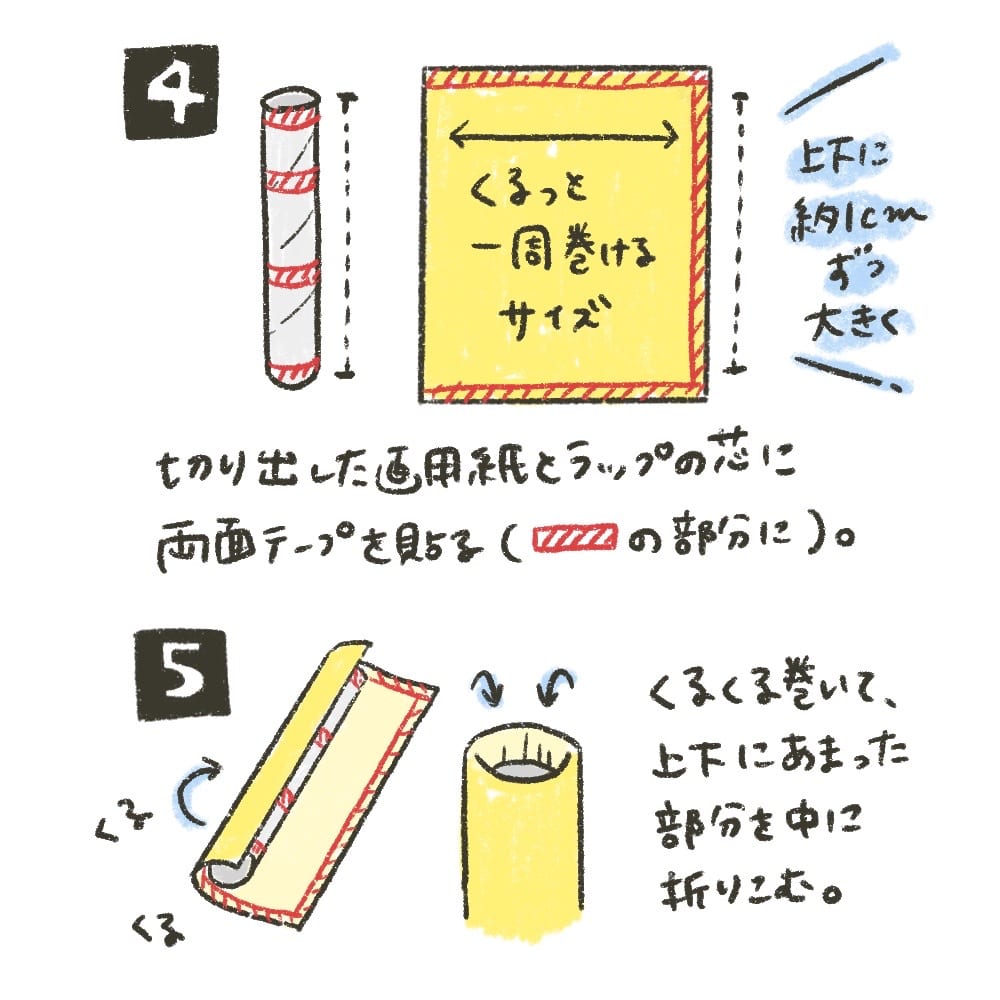 トイレットペーパーの芯で!手作りおもちゃの作り方