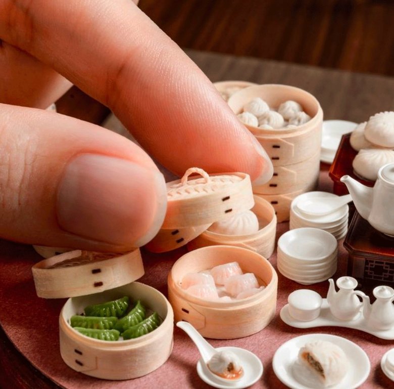 「いったいどうやって作ってるの？」と言いたくなる極小飲茶セット